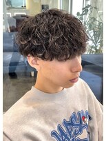 マグサロンギャラリー(Mag salon gallery) 20代30代メンズスパイラルパーマワイルドオシャレ感アッシュ