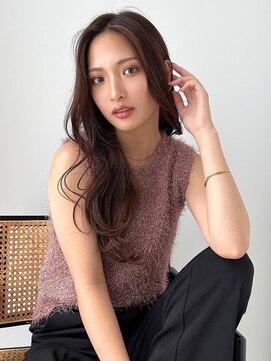 アンジェリカ 岡山店(ANGELICA) ANGELICA チョコレートブラウン ゆる巻きロング 艶髪