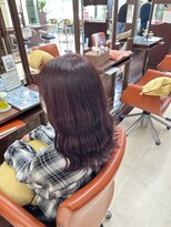 ウィーブ 成田店(Weve)&nbsp;ホワイトグレージュ/デジタルパーマ/チェリーブラウン/成田