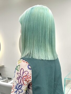 ソル バロール 表参道(SOL .valor) 表参道ハイトーンカラーワンホンレイヤーカットケアブリーチ韓国