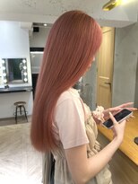 ローレン(LOREN)&nbsp;くびれヘア/アプリコットオレンジ/ハイライトカラー/栄/名古屋