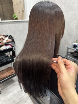 ソヨン 本厚木店(SOYON) 髪質改善縮毛矯正×シャインブラウン/本厚木/20代/30代/40代