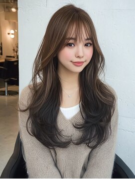 ラ ブーケ 御器所店(La Bouquet) ロングレイヤー/韓国/シアブラウン