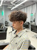 サーフカール メンズパーマ スペインカール メンズカラー