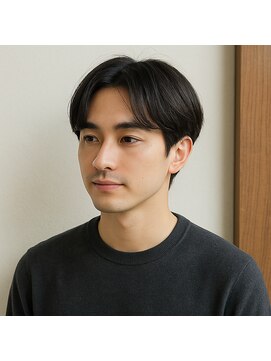 スープレックス ヘアーデザイン(SOUPREX HAIR DESIGN) 大人メンズナチュラルセンターパート　20代 30代 40代 50代 60代