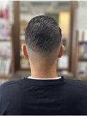  メンズリクルートパーマセンターパート大人ショートビジネス