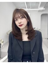 アマトウキョウスマートサロン(AMA TOKYO×Smart Salon)&nbsp;韓国ヘア　レイヤー　顔まわり