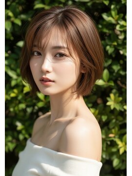 エアリーシフォン・ショートボブ