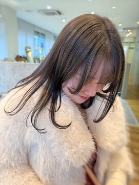 ベージュ/くすみベージュ/冬カラー/茶屋町ブリーチ