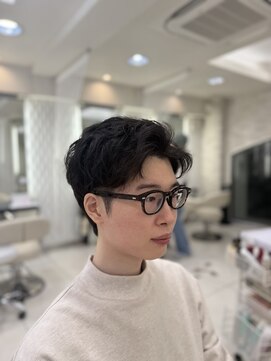 クオリス 赤塚店(QUALIS) 20代30代◎冬モテマッシュ×センターパート