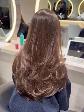 ロンドウル 熊本(Lond ulu) 韓国ヘア/ブリーチなし/顔周りカット/レイヤーカット/