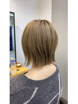 ニーフ(neaf) 癖に悩む方でもできる!髪質改善ストレート+レイヤーボブ