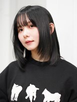 アルバム 池袋(ALBUM)&nbsp;前髪顔周りレイヤーミディアムイメチェン_F1485