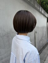 エムタニグチミュー(MTANIGUCHI Mieux)&nbsp;ミニボブ/アッシュブラウン/アッシュベージュ/ボブ/切りっぱなし