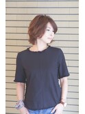 【MAULOA】 一般誌　STORYの読者モデルさん　帽子の似合うヘアー