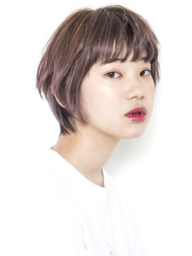 バジル(BASIL) BAS"IL☆ヴァイオレットベージュ×レイヤーショート