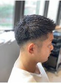 メンズビジネスマン短髪ツーブロック