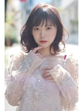 クーエフー(coo et fuu) ひし形シルエットで小顔にブランジュカラー 大人可愛い