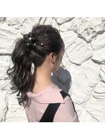 クレオ 伊勢崎(CReO) ポニーテールアレンジ☆