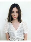 洗練された重軽ボブ