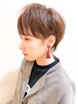 モリオ フロム ロンドン イオンモール 熊本店(morio FROM LONDON) 【morio熊本】マッシュショート/ピンクベージュ.k