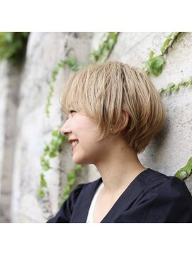 ボアップ 新居浜店(boappu) #ハイトーンカラー#ダブルカラー#ミルクティー