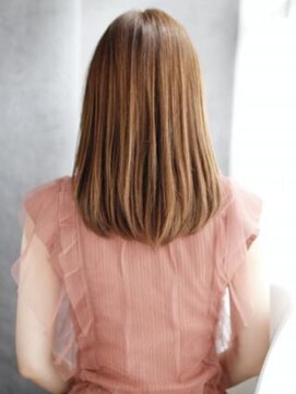 ヘアメイク ナル(hair make nalu) おろし流し前髪のワンカールスタイル