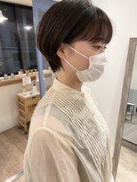 メルト 吉祥寺(melt) 大人可愛い丸みショートひし形くびれ耳掛け20代30代40代ベージュ