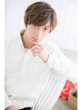 ミック ヘアアンドメイク アップ 駒込店(miq Hair&Make up) 甘くてハンサム◎エアリーニュアンスマッシュb1