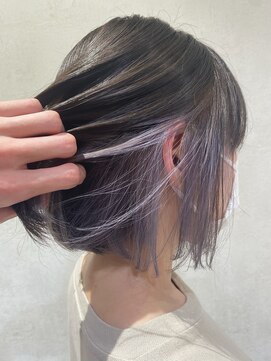 ハイプ(HYPE) 【藤沢横浜】インナーカラー/ホワイトラベンダーカラー/ボブ