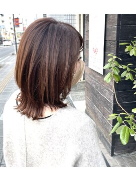 ルフュージュ(Refuge) ほんのりくびれがお洒落！ボブベースのソフトウルフスタイル