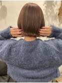 ブリーチなしピンクベージュ