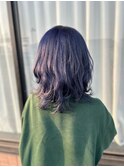 ブルーブラック×ソフトマッシュウルフ