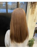 #ミルクティベージュ #ブリーチあり #ブリーチカラー