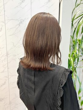 クリアーオブヘアー 一社店(clear OF HAIR) ブリーチなしのミルクティーベージュ