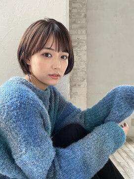 ジョエミバイアンアミ(joemi by Un ami) 【joemi】 くびレイヤーエモージュ前髪マチルダボブ(小倉太郎