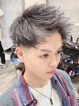 アンダーバーホワイト 大阪上本町店(_WHITE) カットダブルカラー