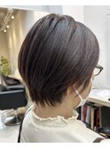 大人ミニショートボブ♪【西田辺・イルミナカラー・白髪染め】