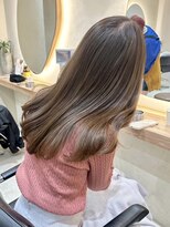 ヒビヲ(HIBIO) 脱白髪染めハイライトカラー大人ベージュカラー艶カラー30代40代