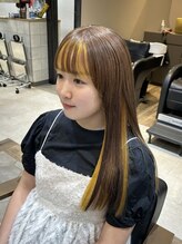 ラッシュ(rush) ベージュ×インナーイエロー