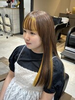 ラッシュ(rush) ベージュ×インナーイエロー