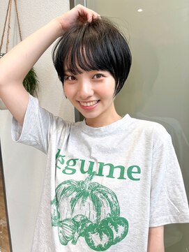 アンバー 池袋(amber) 正面からでもかわいいレイヤーマッシュショート