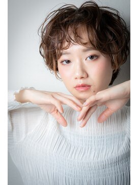 カバーヘア ブリス 北浦和(COVER HAIR bliss) インナーカラー立体感ショートマッシュパーマv北浦和20代30代