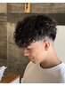 【個性派】外国人風スペインカール＋骨格矯正カット