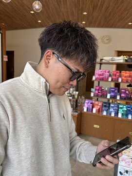 サラビューティーサイト 志免店(SARA Beauty Sight) 【Haru】メンズヘア/ショートマッシュ/似合わせカット