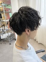 ユーフォリア 渋谷グランデ(Euphoria SHIBUYA GRANDE)&nbsp;ツイストスパイラルパーマ メンズ　ゆるめ　短め　２０代　k