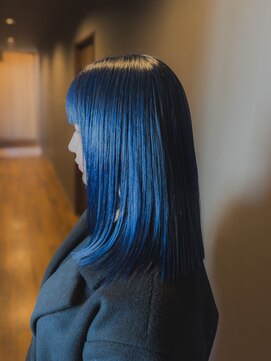ライズ バイ レボ 柏店(RISE by REVO) ロングボブ/サファイア