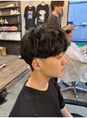 クルクルしすぎない緩めスパイラルパーマ