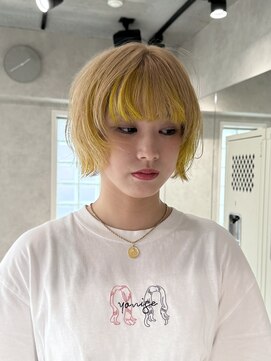 ハイプ(HYPE) 藤沢/ブリーチ/ダブルカラー/レイヤーボブ/インナーカラー