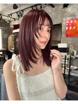 ミンクス 青山店(MINX)&nbsp;【minx窪島】フェイスレイヤー×ワインレッド